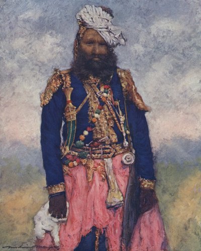 Indian soldier by Mortimer Ludington Menpes
